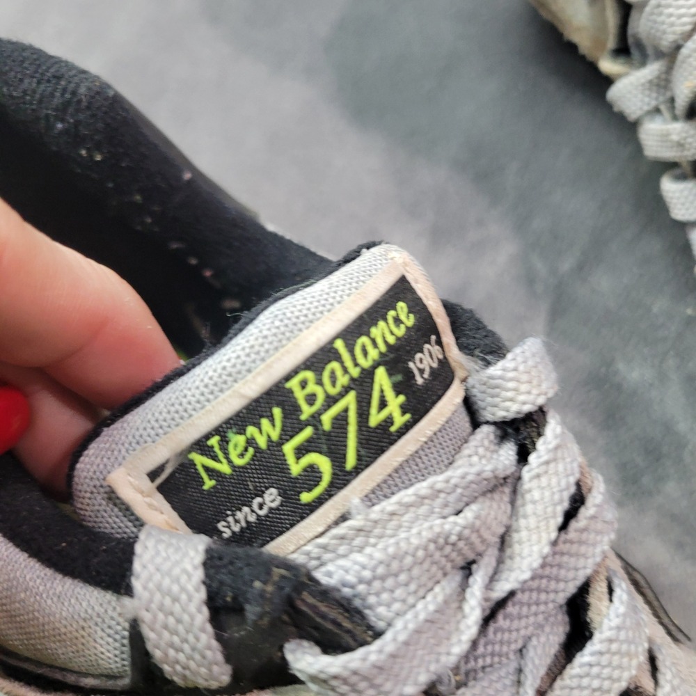 New Balance‎ 574 Kids Sneakers Gray Yellow ENCAP Sz 1.5 NWT